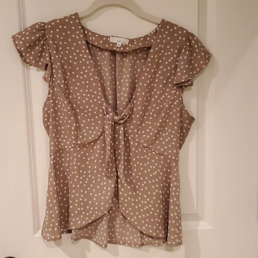 Vici polka dot blouse